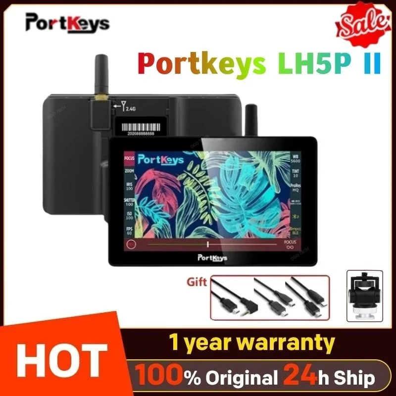 Portkeys LH5P II Ǯ HD ġ ũ ,   , ޴ , Rec Key Pansonic, 4K, 5.5 ġ, 2200NIT